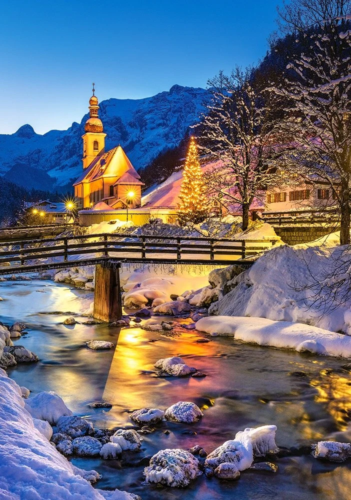 Night in Ramsau, Germany