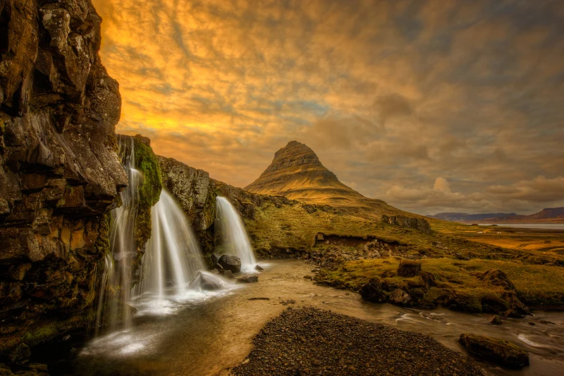 Kirkjufellsfoss Waterfall, Iceland