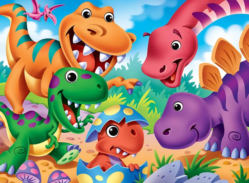 Googly Eyes Dinosaurs