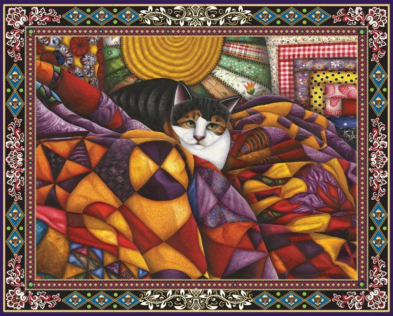 Quilted Cat, Carol Wilson