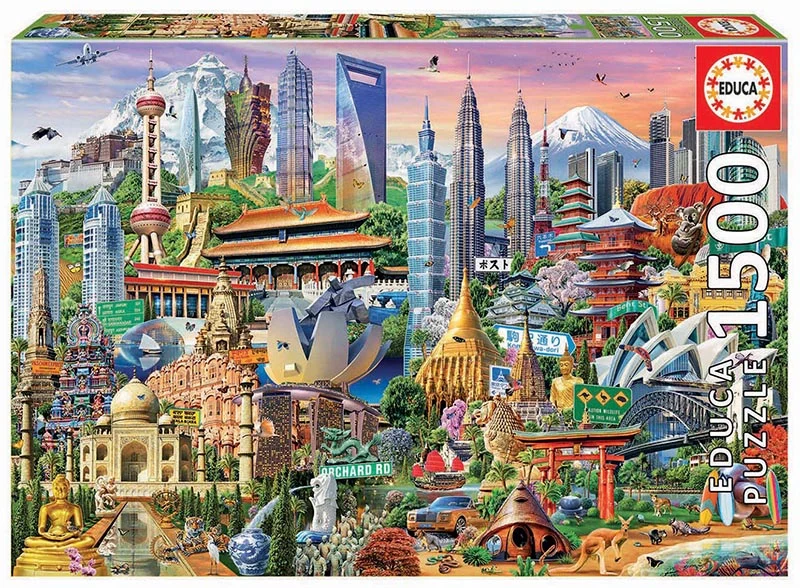 Asia Landmarks, Adrian Chesterman (1500pcs)