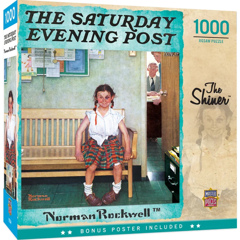 Saturday Evening Post - The Shiner, Norman Rockwell (1000pcs)