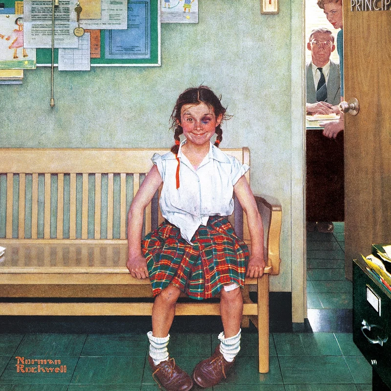 Saturday Evening Post - The Shiner, Norman Rockwell (1000pcs)