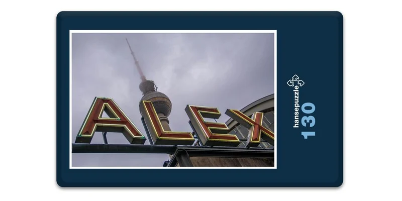 18191 Gebäude - Funkturm im Nebel Puzzle