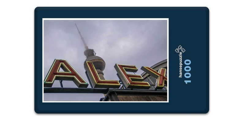 18191 Gebäude - Funkturm im Nebel Puzzle