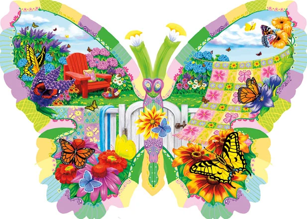 Butterfly Summer, Nancy Wernersbach (Shaped)