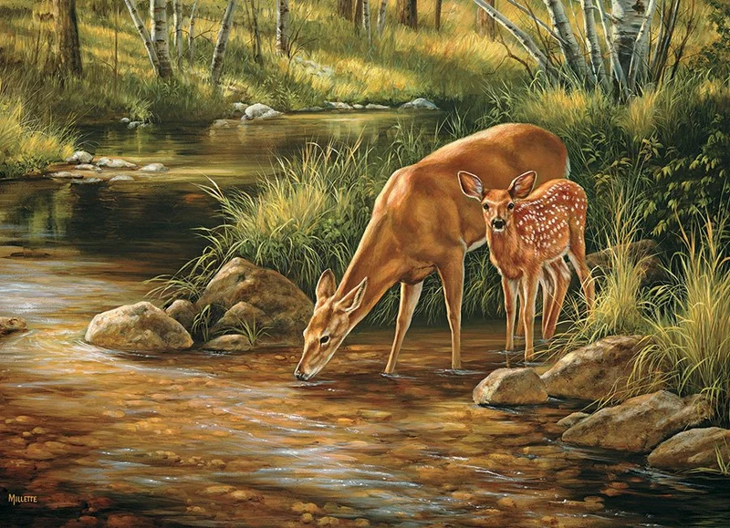 Deer Family (Family Puzzle)