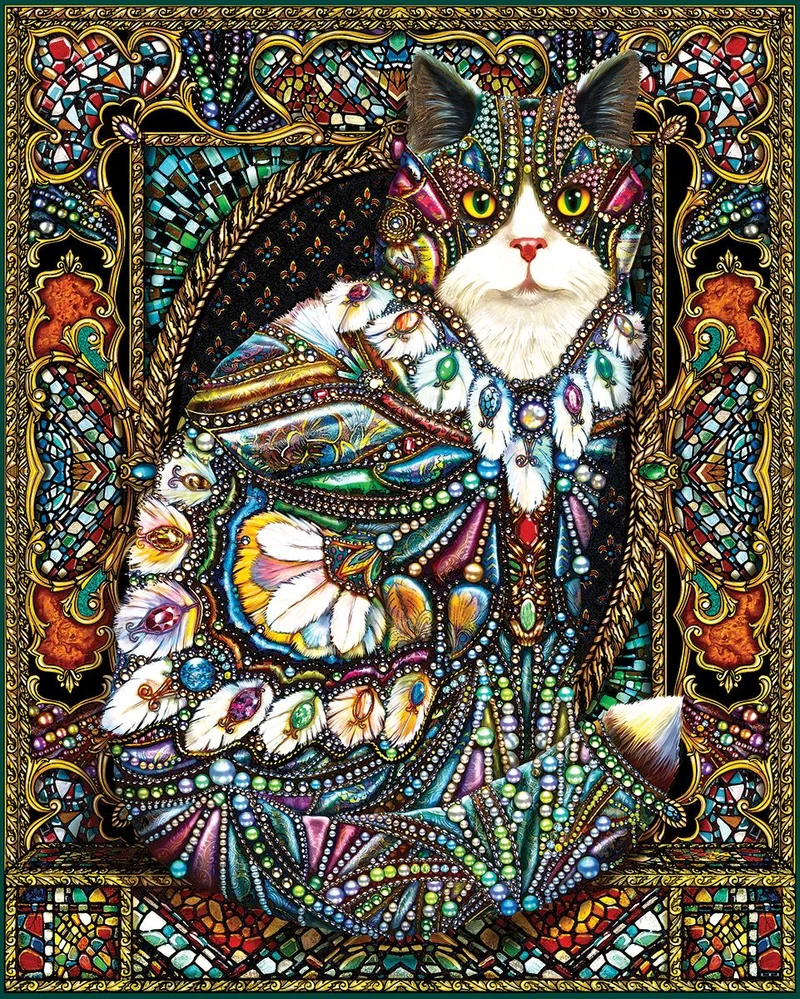 Jeweled Cat, Lewis T. Johnson