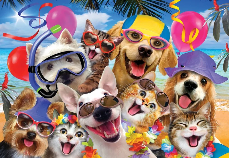 Beach Party Selfie, Howard Robinson