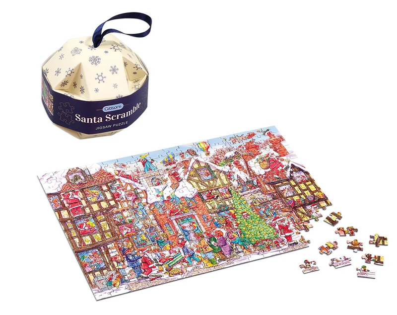 Santa Scramble (Ornament and Puzzle)