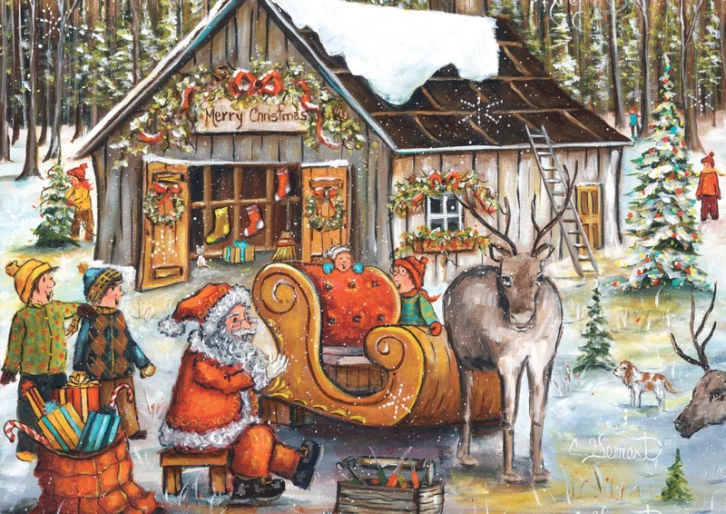 Santa's Barn, Christine Genest