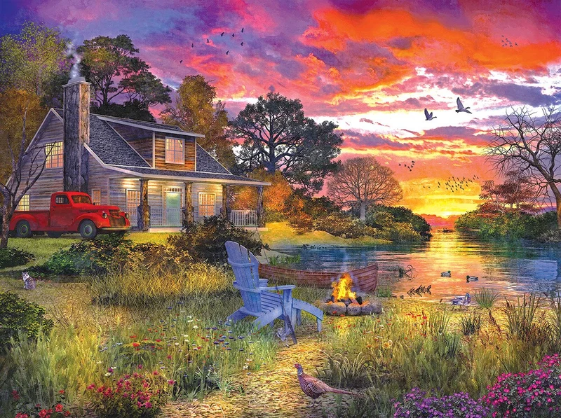 Evening Cabin, Dominic Davison