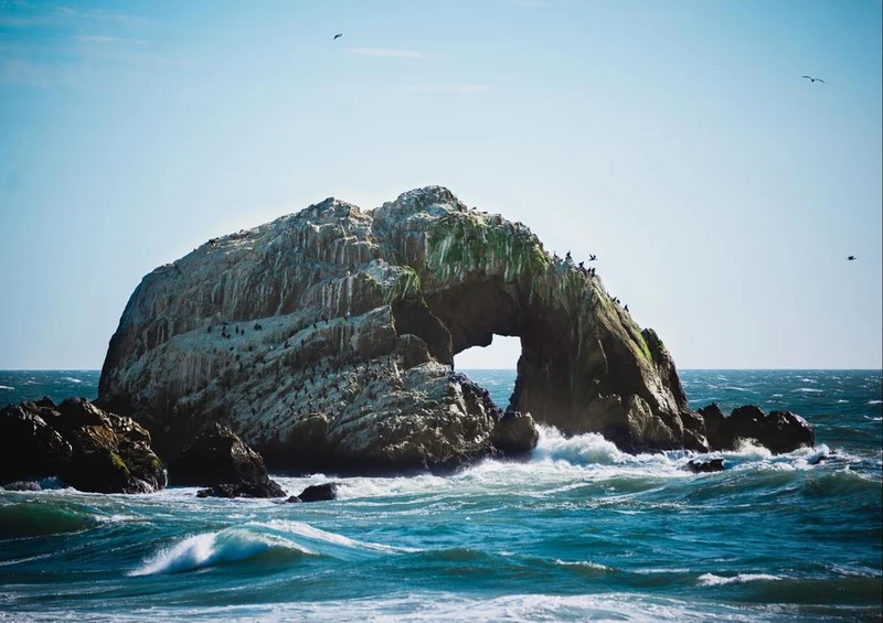 19460 Natur - Klippe im Meer Puzzle