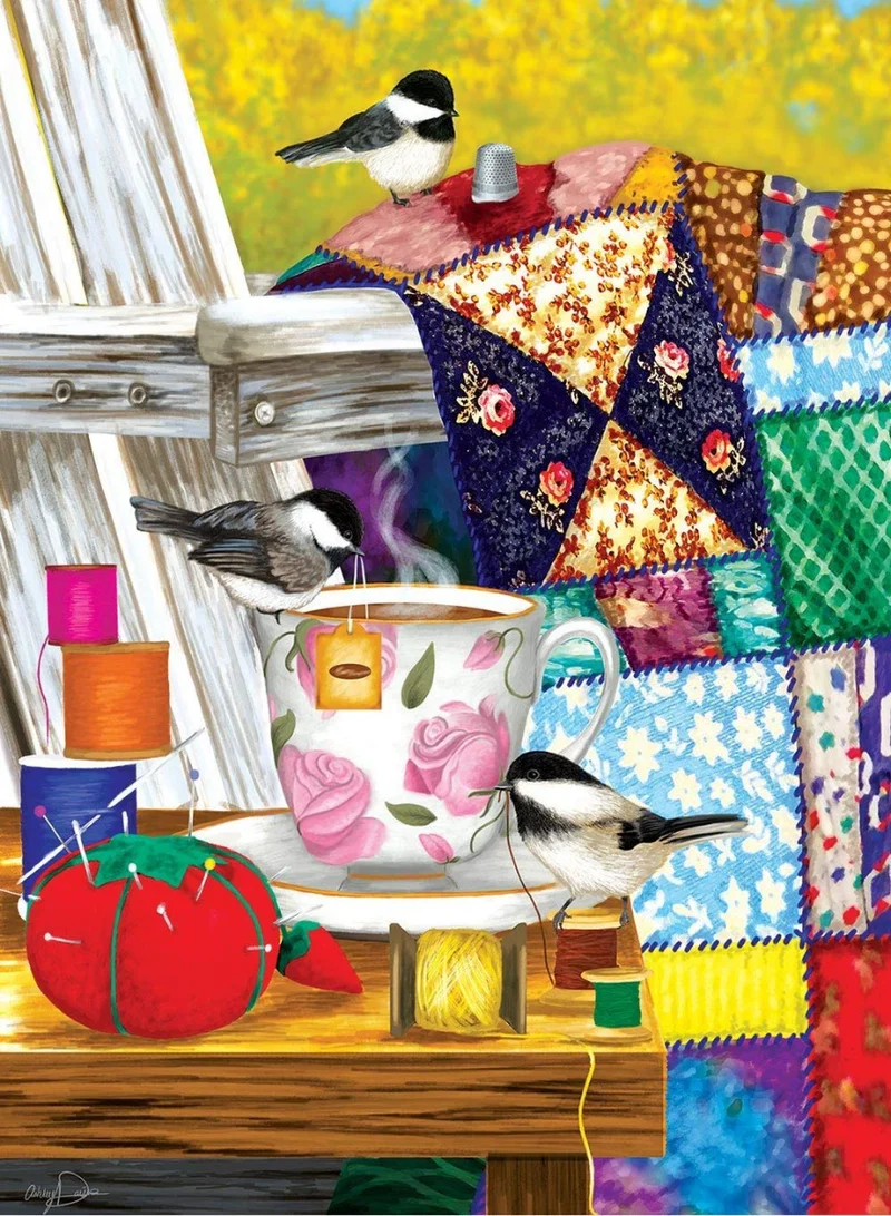 Afternoon Quilt Mending, Ashley Davis