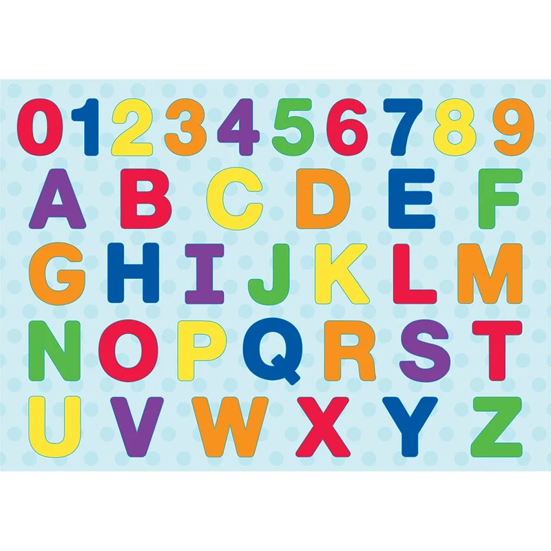 ABC & 123 - 36 Wood Piece Puzzle (Tray Puzzle)