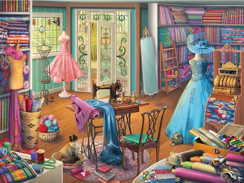 Ravensburger Seamstress Shop (Chez la couturière)
