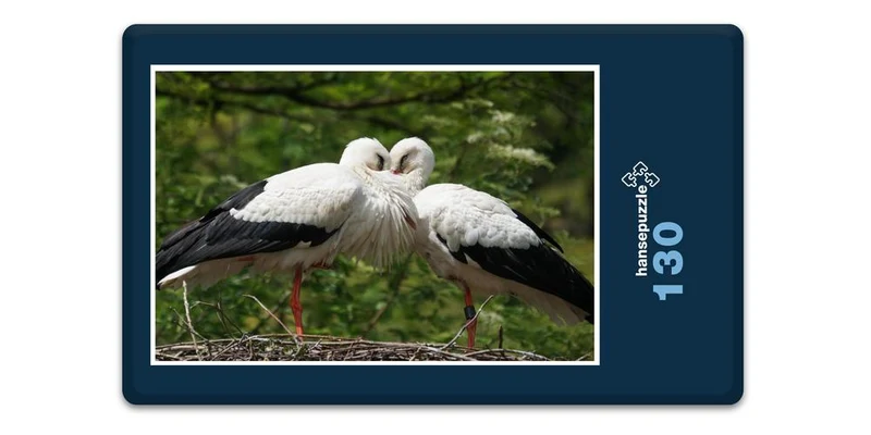 19445 Tierwelt - Storch im Nest Puzzle