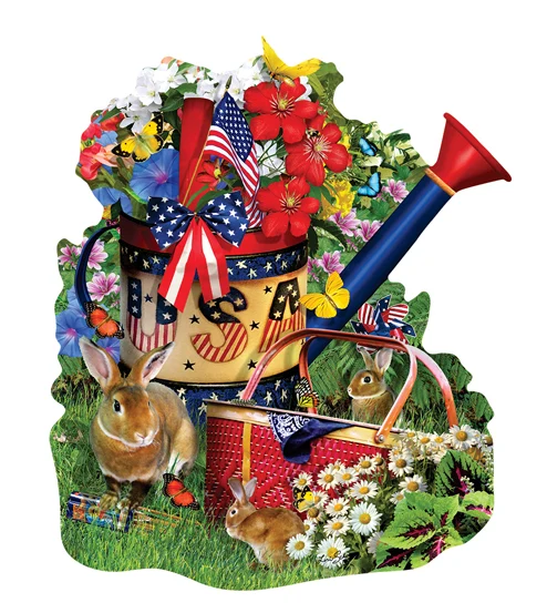 Summer Watering Can, Lori Schory (Shaped)