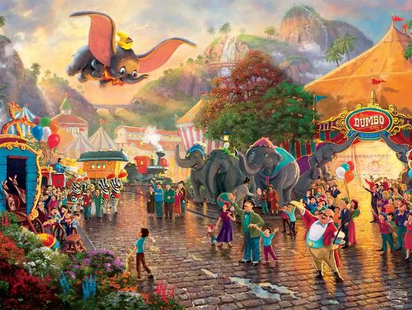Dumbo, Thomas Kinkade Disney