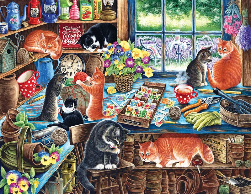In a Garden Shed, Irina Garmashova-Cawton