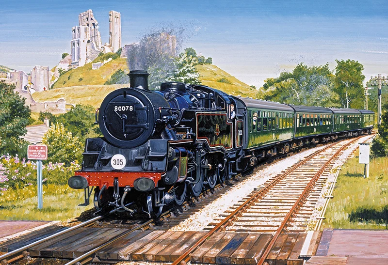 Corfe Castle Crossing, Gerald Savine