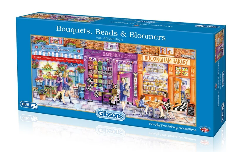 Bouquets, Beads & Bloomers - Val Goldfinch (Panoramic)