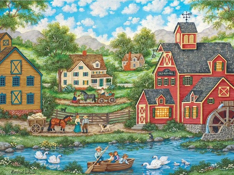 Swan Pond, Bonnie White