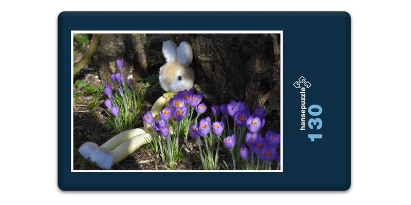 18811 Tierwelt - Hase im Krokus Puzzle