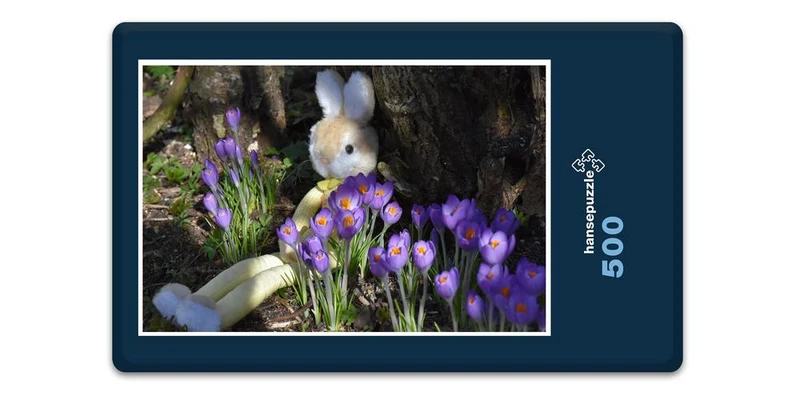 18811 Tierwelt - Hase im Krokus Puzzle
