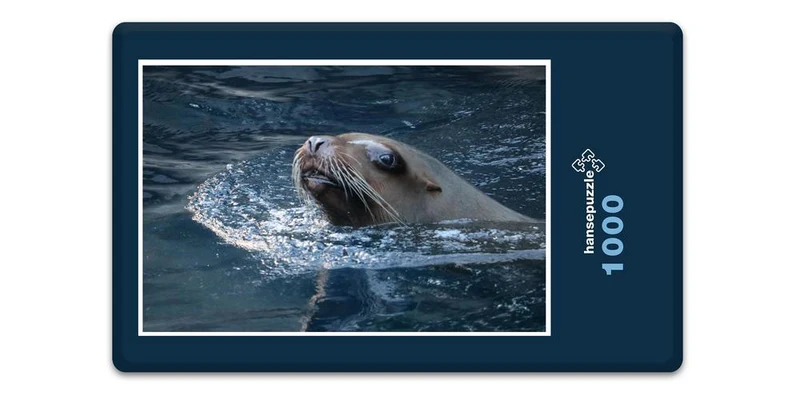 18796 Tierwelt - Seehund im Wasser Puzzle