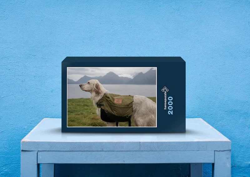 30859 Tierwelt - Hund auf Wanderung Puzzle