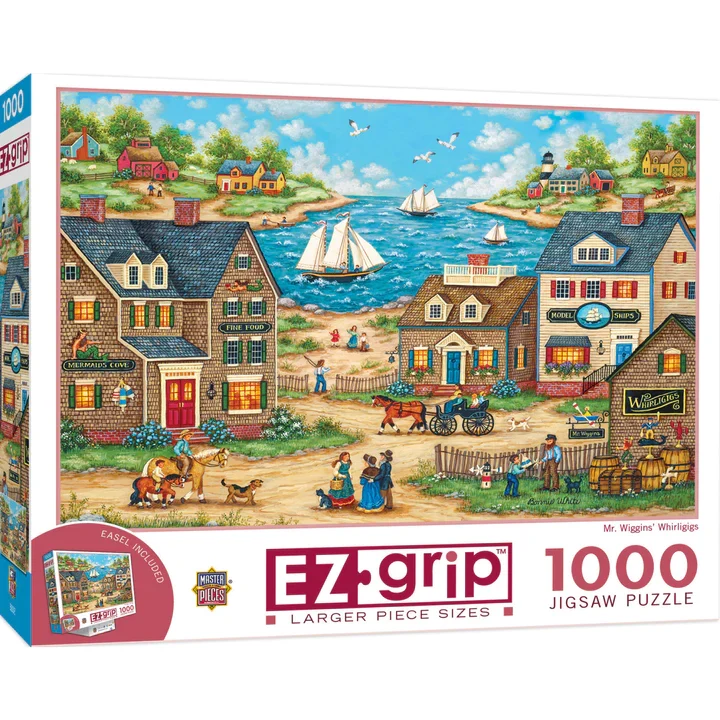 Mr. Wiggins' Whirligigs, Bonnie White (1000pcs) (EZ Grip)