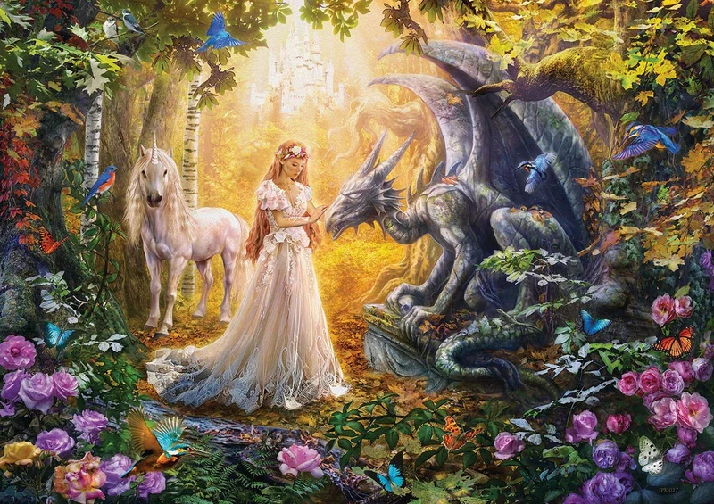 Dragon, Princess and Unicorn - Jan Patrik Krasny (1500pcs)