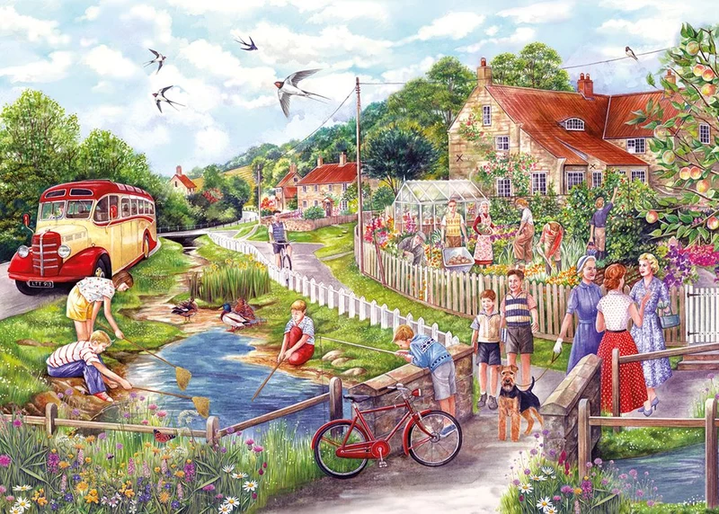 Summer by the Stream, Fiona Osbaldstone