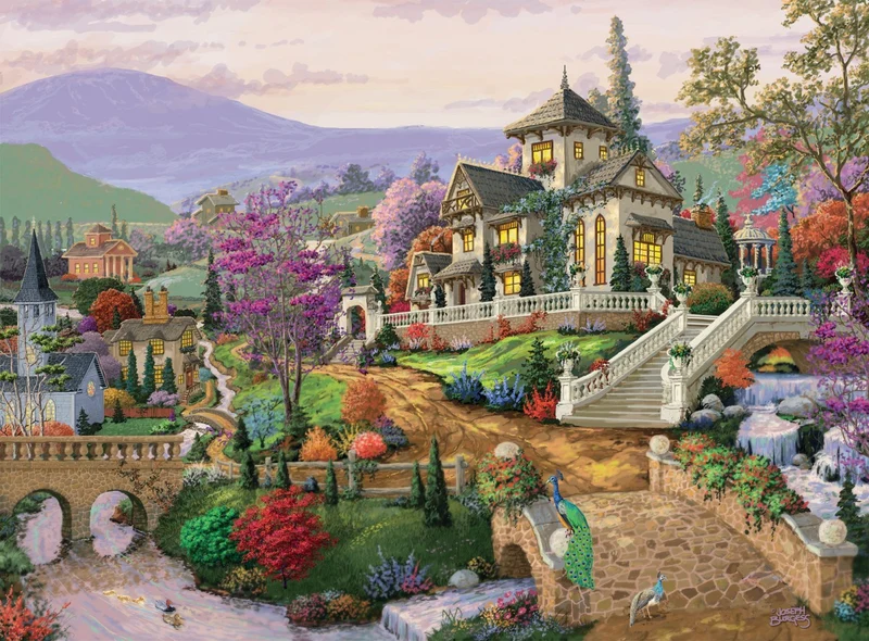 Ravensburger Hillside Retreat, Joseph Burgess