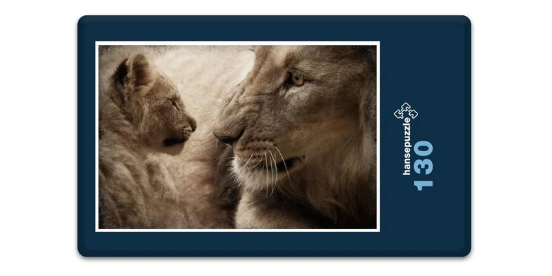 16869 Tierwelt - Löwe mit Baby Puzzle