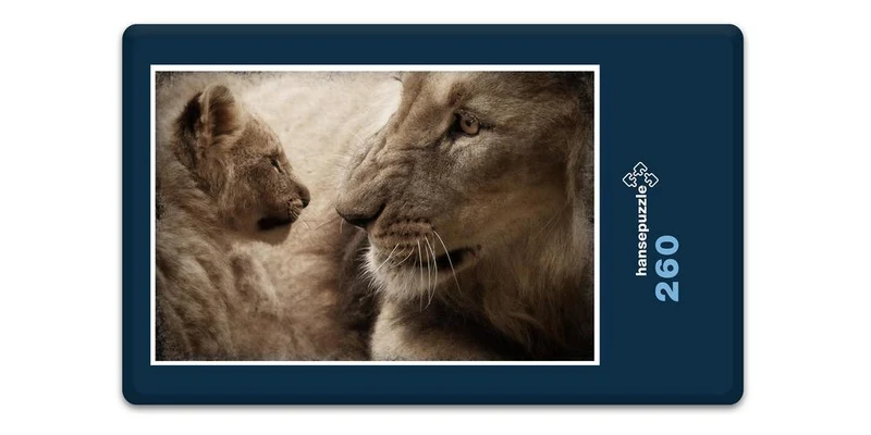 16869 Tierwelt - Löwe mit Baby Puzzle