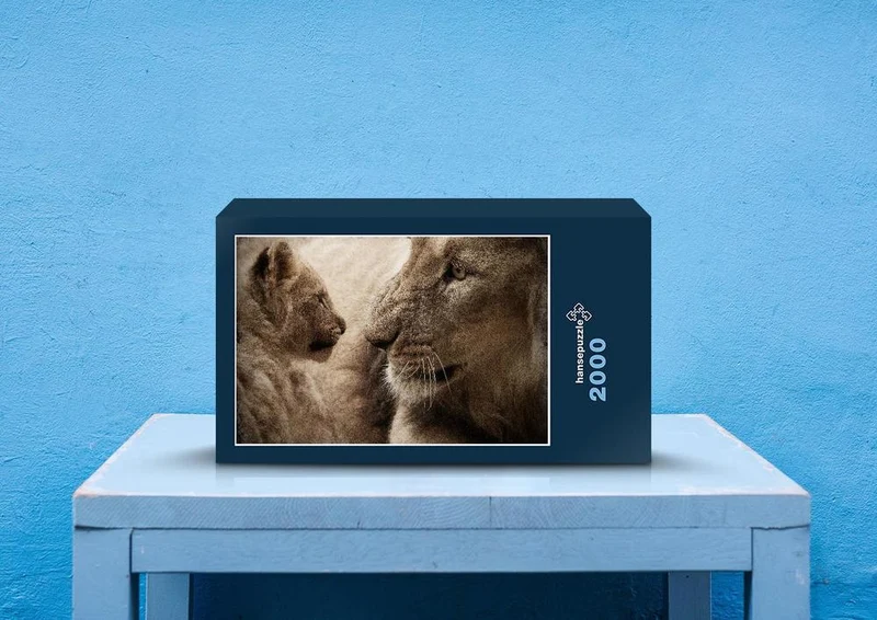16869 Tierwelt - Löwe mit Baby Puzzle