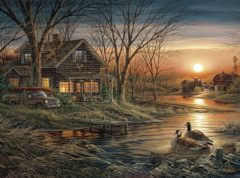 Shoreline Neighbors, Terry Redlin