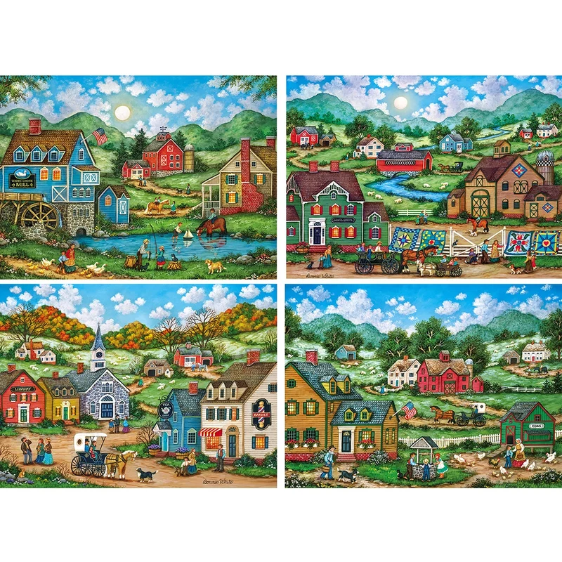 Simple Living, Bonnie White - 4 Pack Assortment