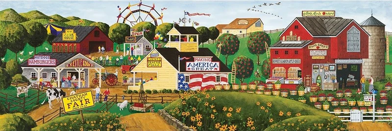 Apple Annie's Carnival Time, Art Poulin (Panoramic)