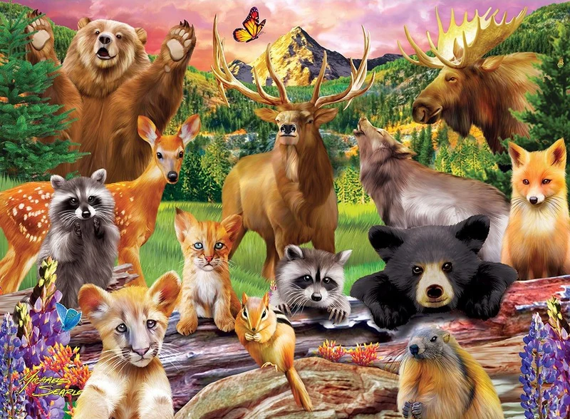 Wildlife of the National Parks, Michael Searle