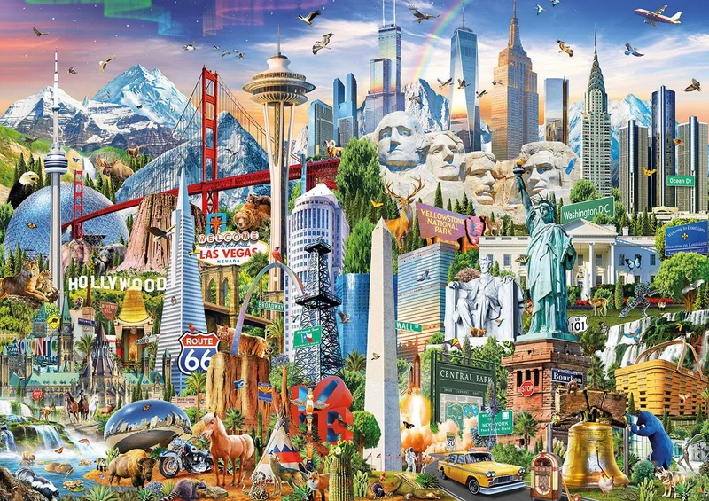 North America Landmarks, Adrian Chesterman