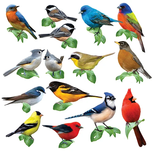 Songbirds - 15 Mini Shaped Puzzles