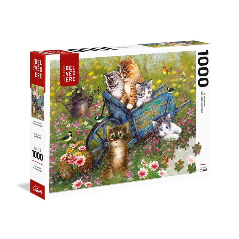 PFG Cats in The Garden (Les incontournables: Chatons dans le jardin) (Usage/Used - PUZZLES FOR GOOD)