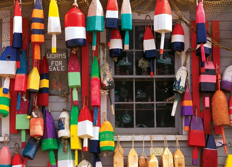 Lobster Buoys, Walter Bibikow