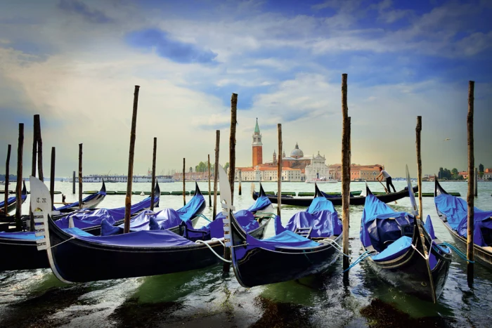 Gondolas at St. Mark's Square