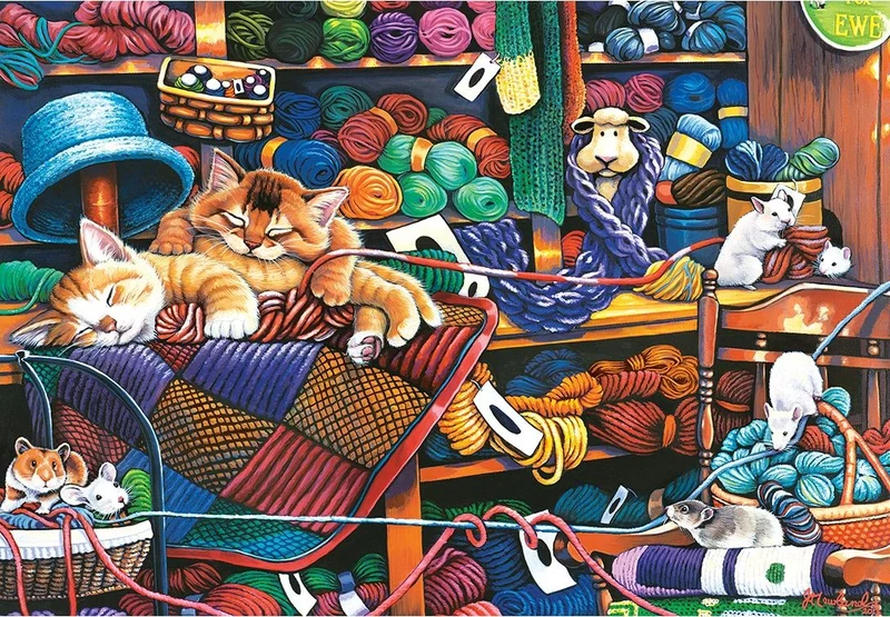 Knittin' Kittens, Jenny Newland
