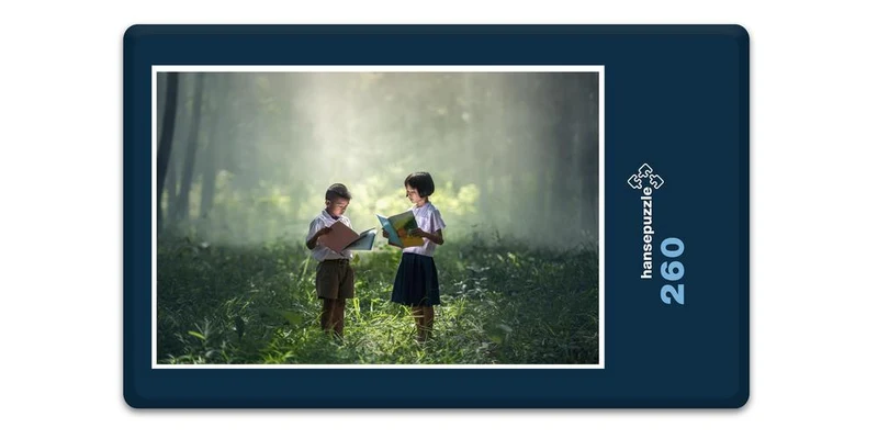 16804 Menschen - Wald-Kinder Puzzle