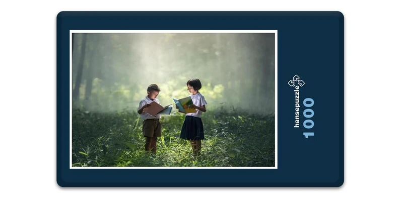 16804 Menschen - Wald-Kinder Puzzle